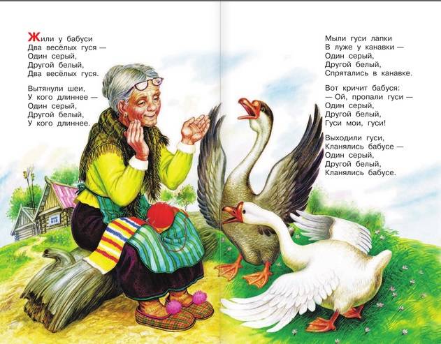 Текст песни два гуся жили у бабуси. Стих два веселых гуся. Гуси у бабуси два.